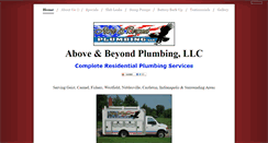 Desktop Screenshot of aboveandbeyondplumbing.com